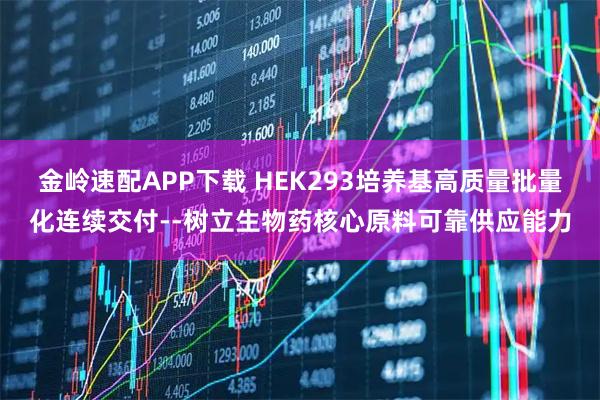 金岭速配APP下载 HEK293培养基高质量批量化连续交付--树立生物药核心原料可靠供应能力