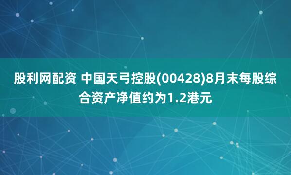 股利网配资 中国天弓控股(00428)8月末每股综合资产净值约为1.2港元