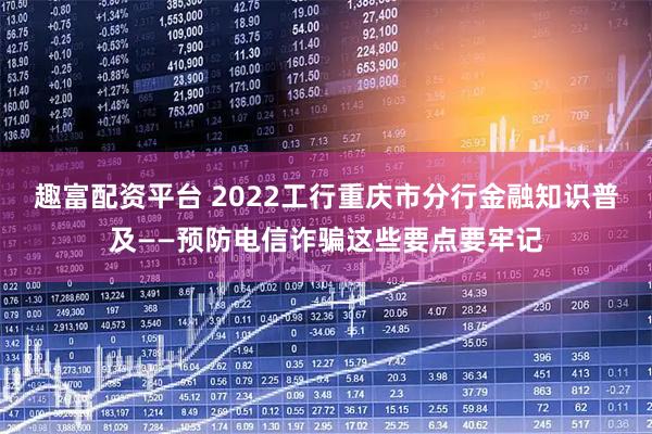 趣富配资平台 2022工行重庆市分行金融知识普及——预防电信诈骗这些要点要牢记