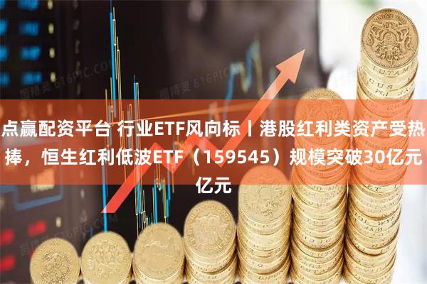 点赢配资平台 行业ETF风向标丨港股红利类资产受热捧，恒生红利低波ETF（159545）规模突破30亿元